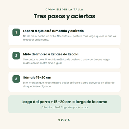 Cama antiestrés para mascotas